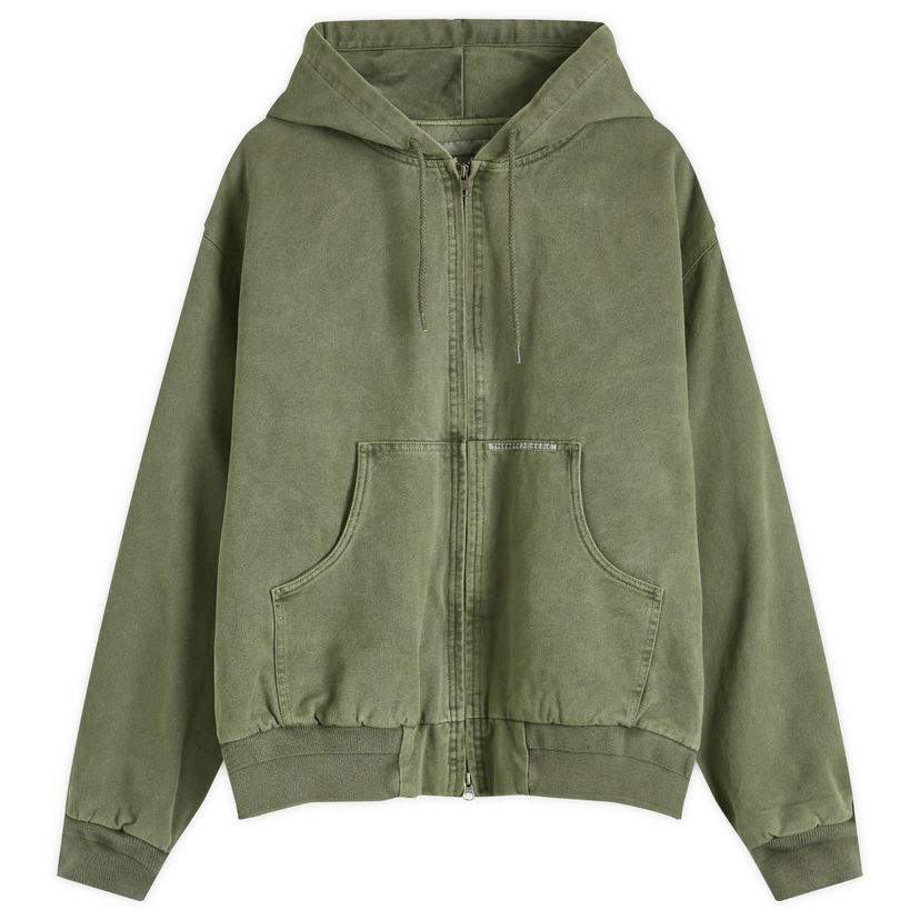 Jacka thisisneverthat Overdyed Hooded Jacket Grön | TN243POWLS04-OLIV