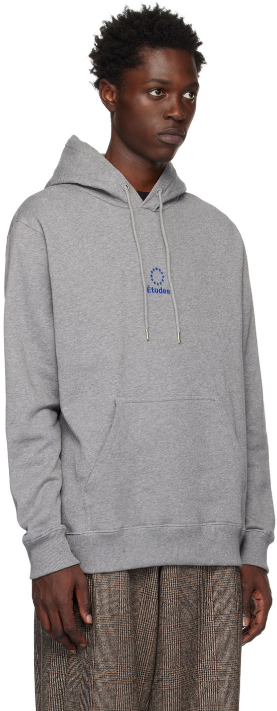 Sweatshirt Études Klein Logo Hoodie Grå | H22MM252OC20GR, 1