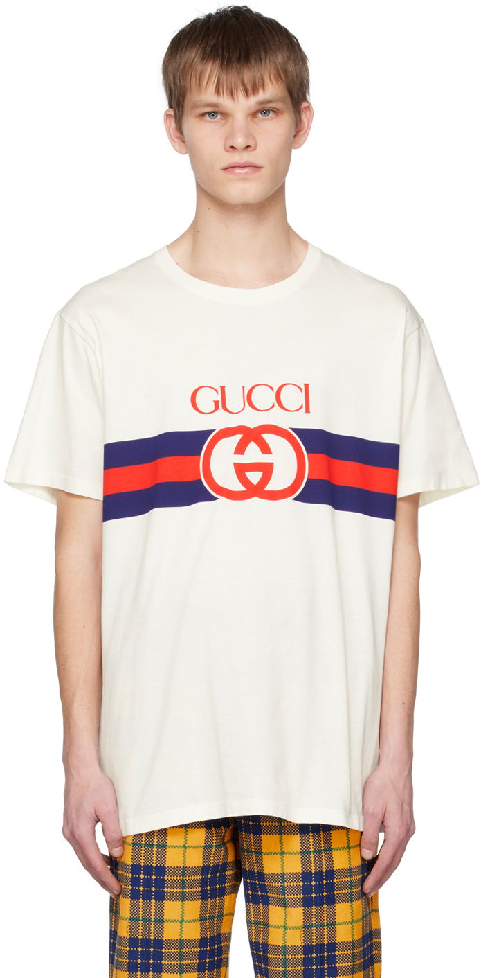 T-shirt Gucci Interlocking G Vit | 548334 XJET1, 0