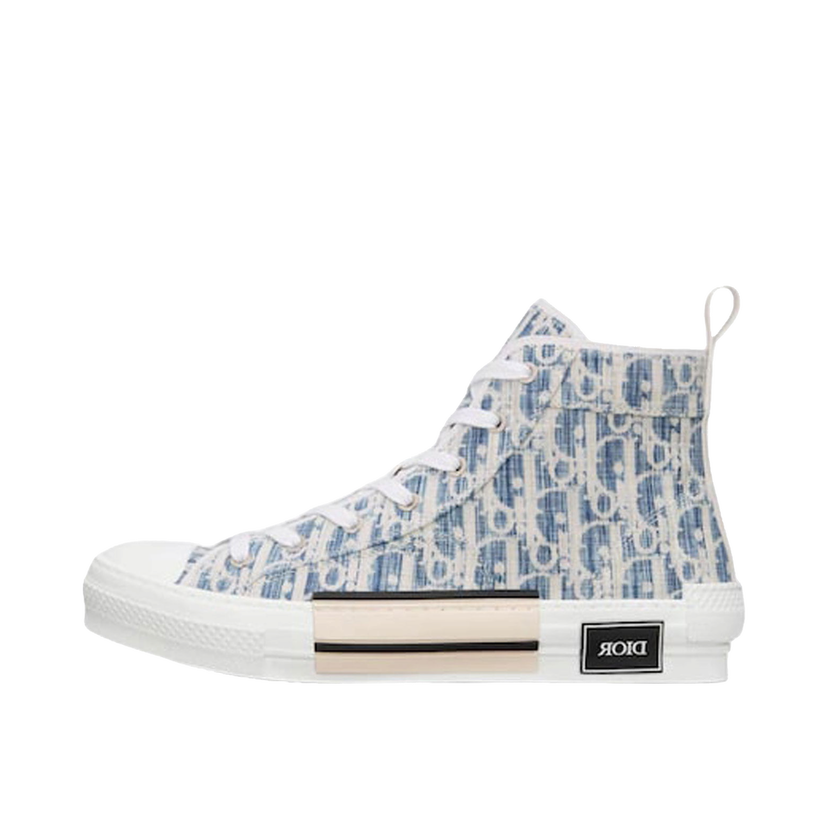 Sneakers och skor Dior B23 High Oblique Kasuri Blå | 3SH118ZLA_H560