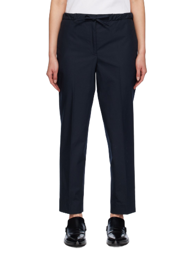 Byxor Jil Sander Cropped Trousers Mörkblå | J40KA0015_J45039