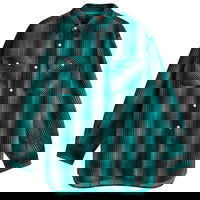 Plus Flannel Work Shirt, Size Large