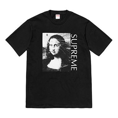 T-shirt Supreme Mona Lisa Graphic Short Sleeve T-Shirt Svart | SUP-SS18-441