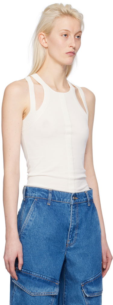 Linne Dion Lee Sculpt Muscle Tank Top Svart | C7247PS24, 4