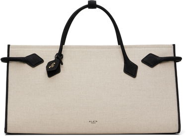 Tygpåse Alaïa ALAÏA 'Le Teckel' Tote Bag Beige | AA1S14042CA582, 0