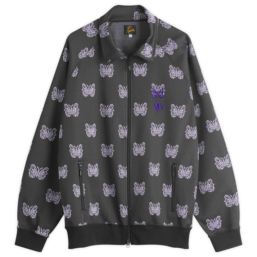 Vindjacka Needles Kae Tanaka Poly Jacquard Track Jacket, Size Large Svart | QV424