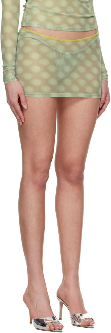 Träningsoverall Miaou Miaou Amelia Semi-Sheer Long Sleeve T-Shirt Grön | 7183PM2MBD, 4