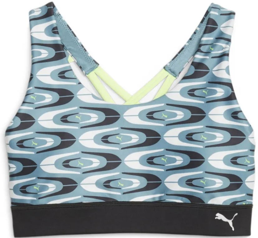 Behå Puma Puma Retro Glam Strappy Sports Bra Blå | 523892-48