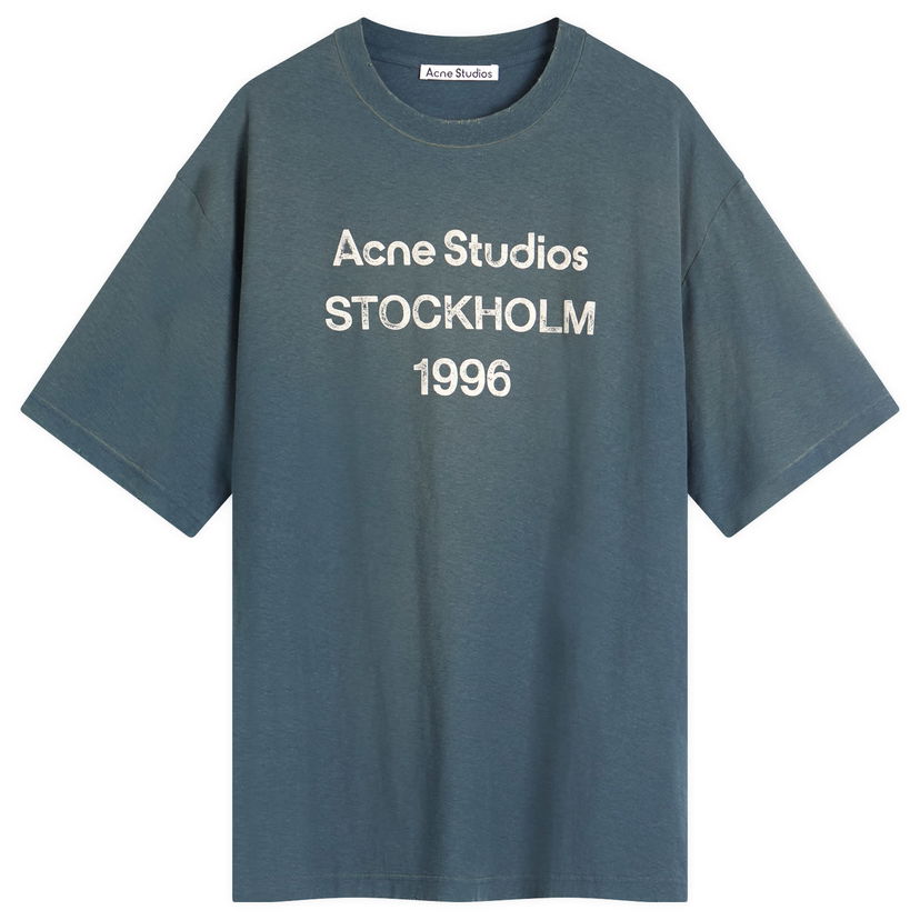 T-shirt Acne Studios Acne Studios 1996 Exford Short Sleeve T-Shirt, Size Large Blå | CL0196-BPA