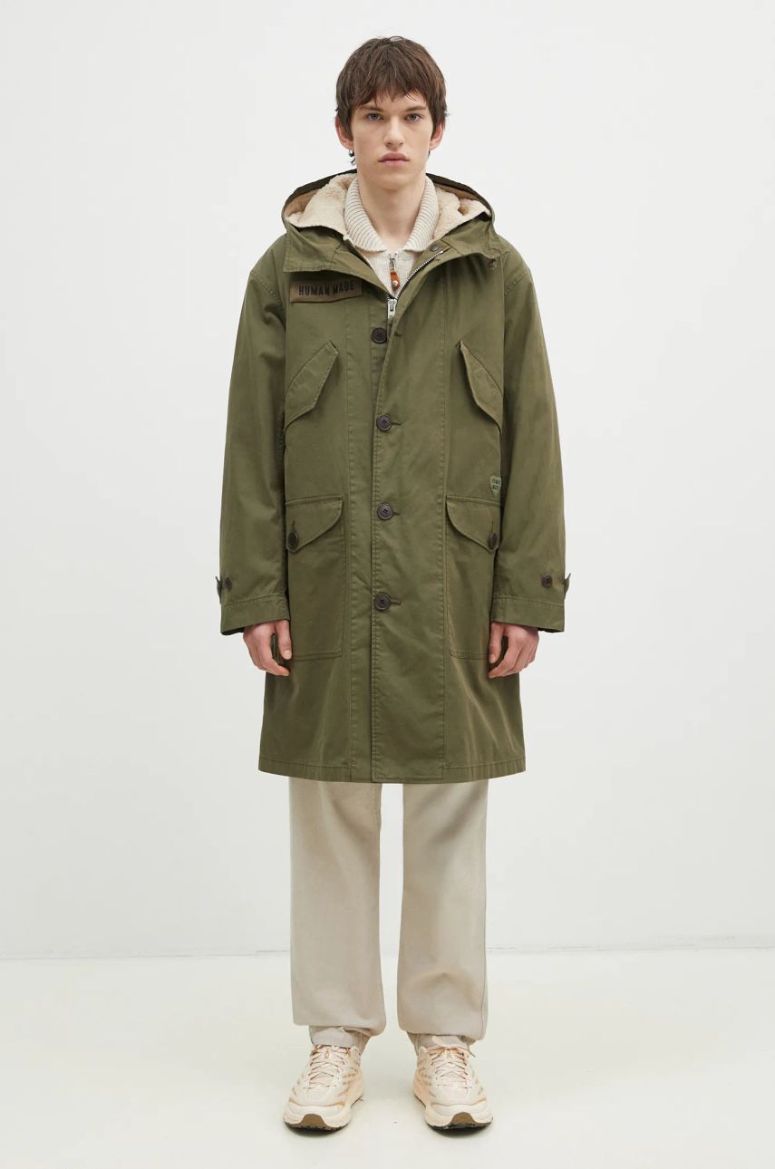 Parkas Human Made Military Parka Grön | HM28JK023, 0