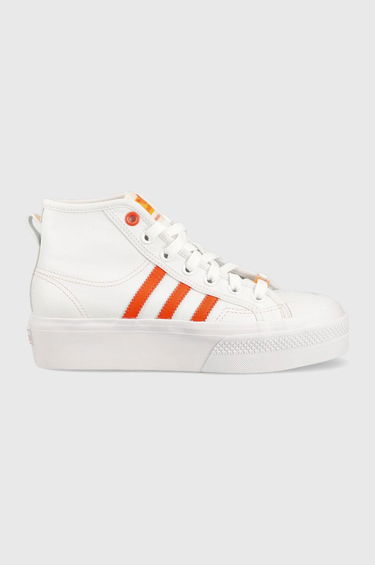 Sneakers och skor adidas Originals Nizza Platform Mid Vegan Vit | GY1897, 0