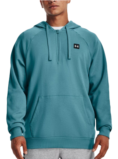 Sweatshirt Under Armour Rival Fleece 1/2 Zip Hoodie Turkos | 1373371-433