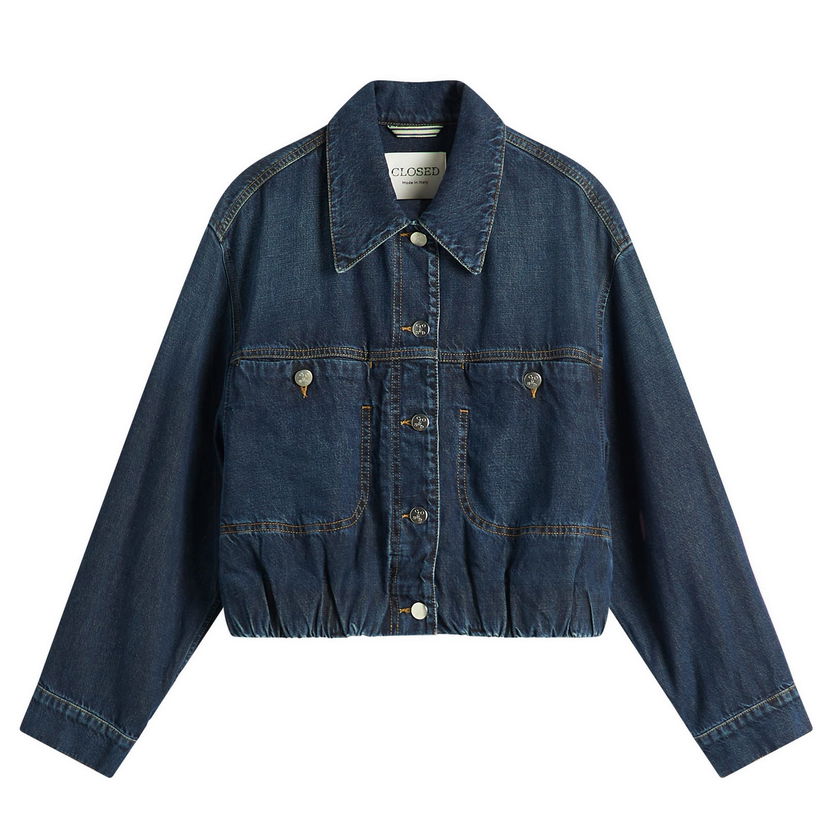 Jacka CLOSED Closed Ruched Hem Jacket, Size X-Small Blå | C97959-18Q-2K