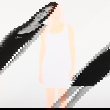 Klä Karl Kani Dresses Small Signature Rib Dress Black Svart | KW-DS011-001-01, 0