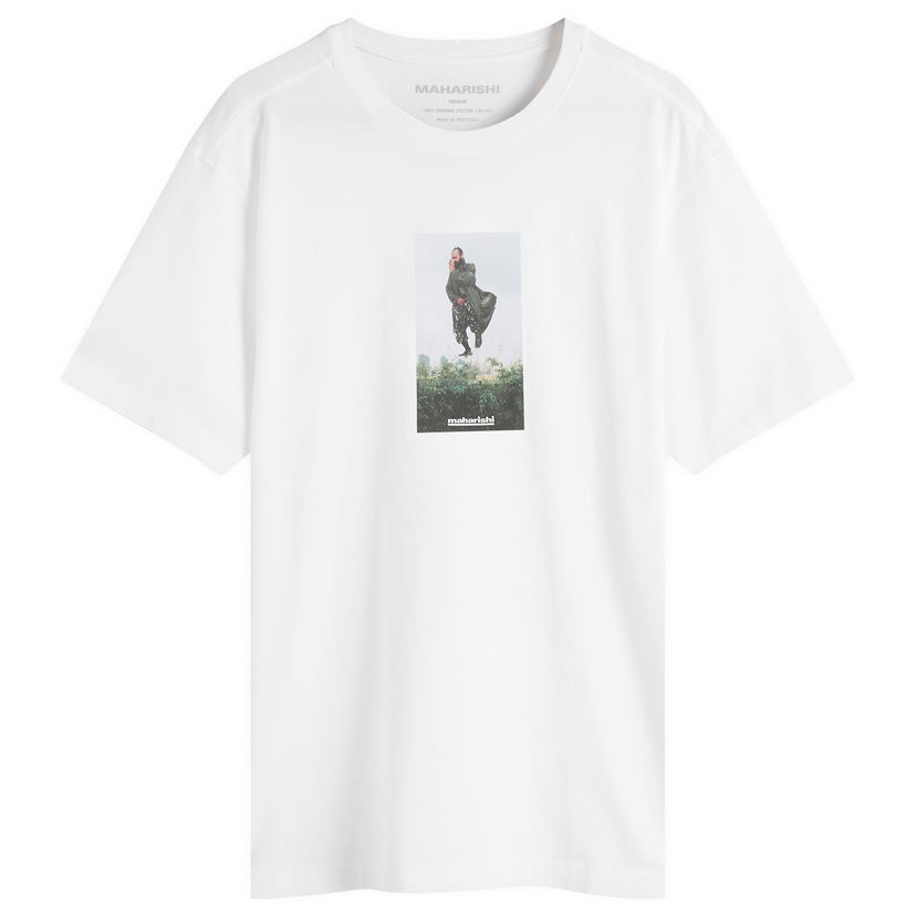 T-shirt Maharishi Mark Lebon Blechman Graphic Tee Vit | 1583-WHT