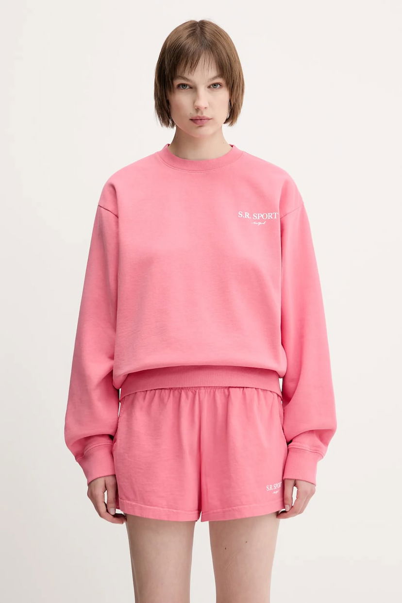 Sweatshirt Sporty & Rich Sporty & Rich Wimbledon Sweatshirt Rosa | ST071612201P139