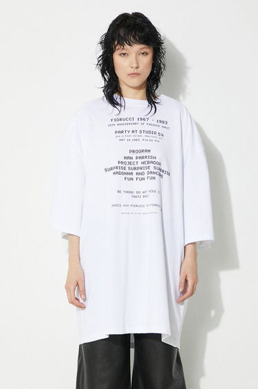 T-shirt Fiorucci Fiorucci Invitation Print T-Shirt Vit | U01FPTSH107CJ01WH01, 2