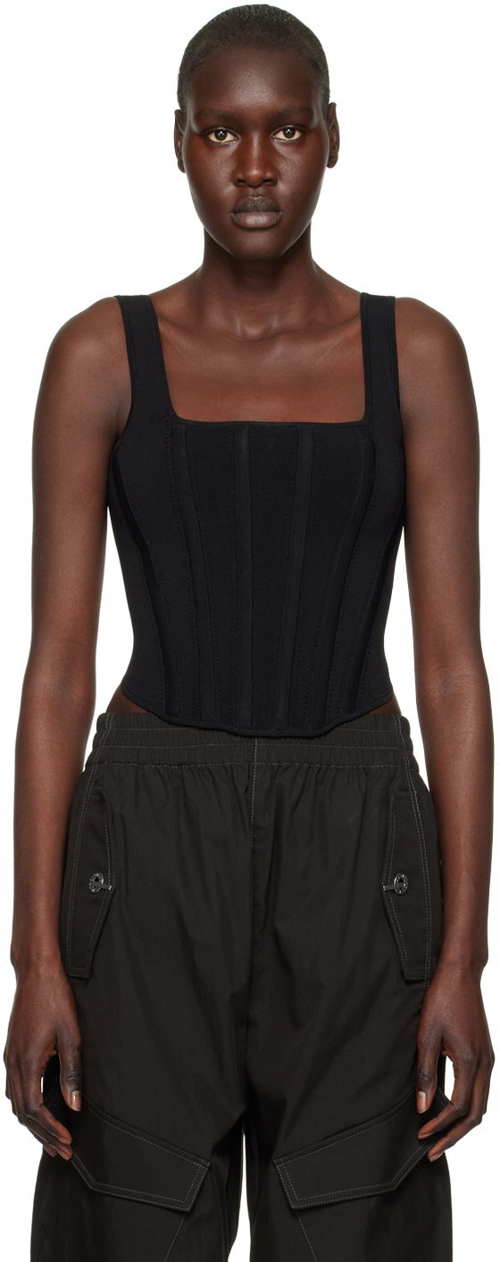 Kropp Dion Lee Corset Tank Top Svart | A7373R22