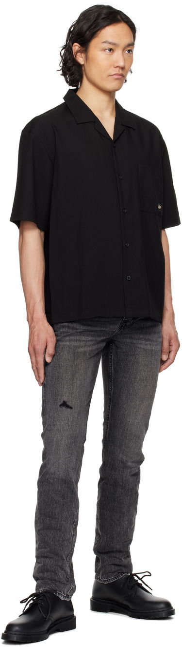 Skjorta Ksubi Ksubi 1999 Diner Short Sleeve Shirt Svart | MSP25SH015, 3