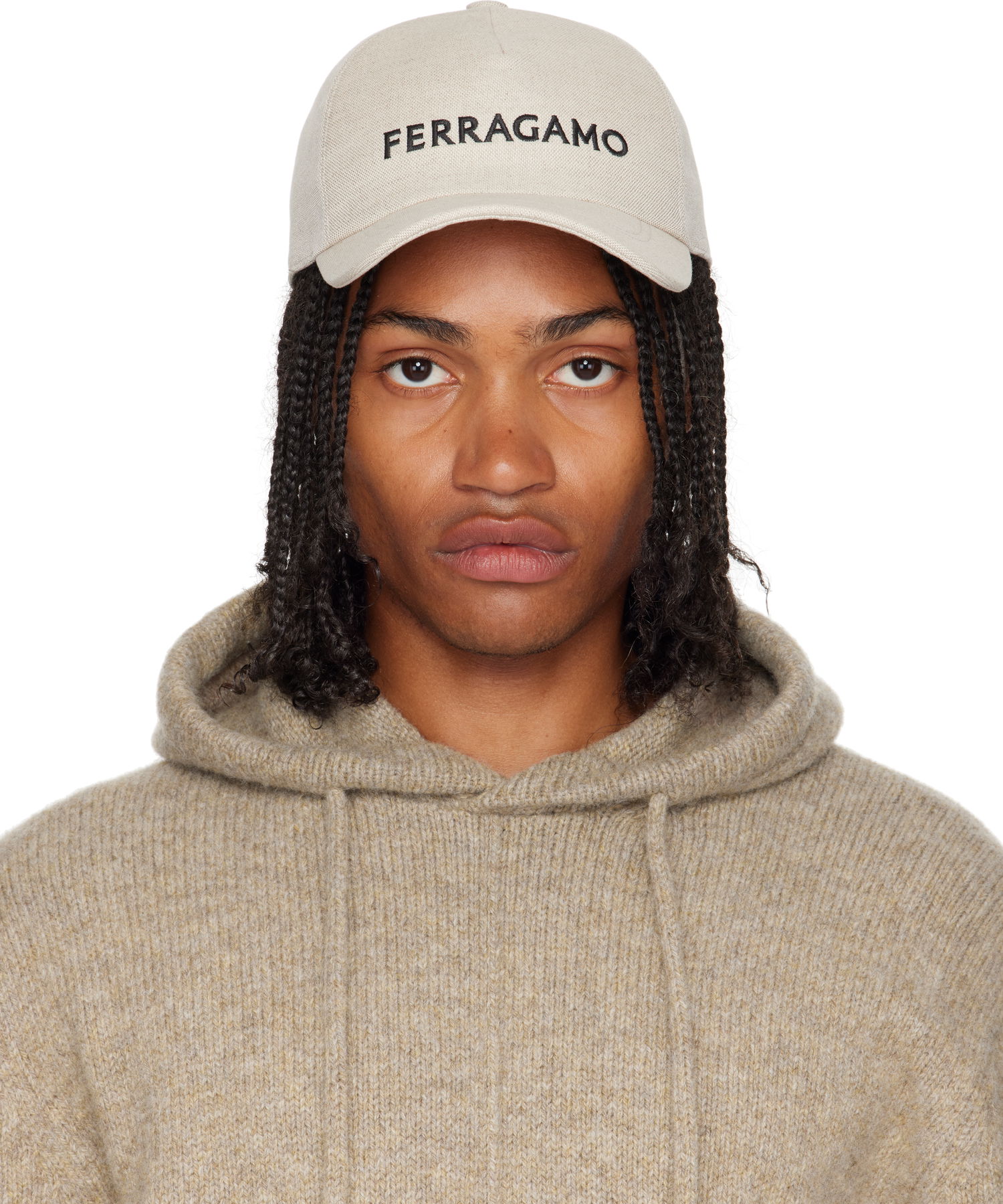 Keps FERRAGAMO Ferragamo Core Signature Cap Beige | 783392, 0