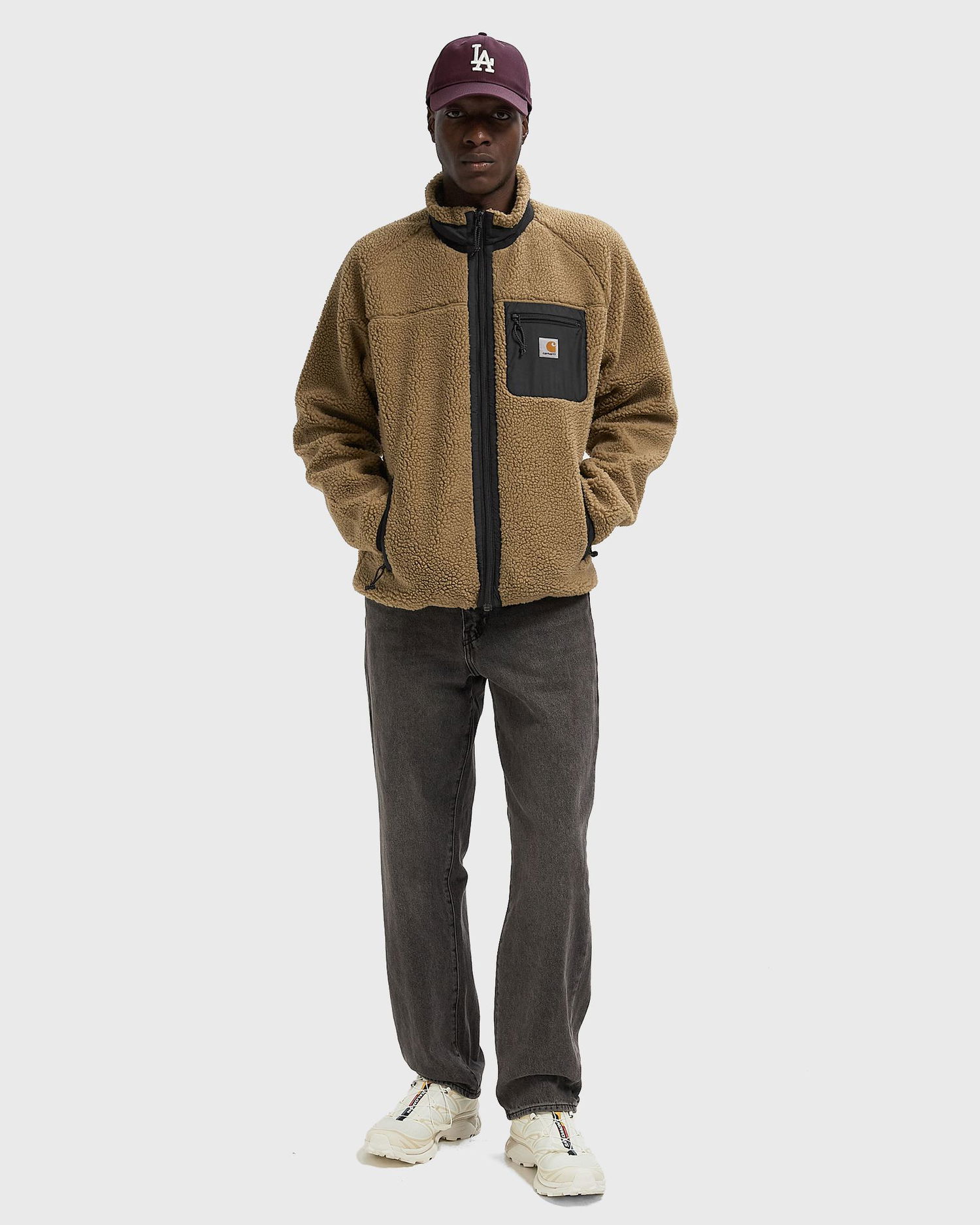 Jacka Carhartt WIP Prentis Fleece Jacket Beige | I035696-0DK.XX, 1