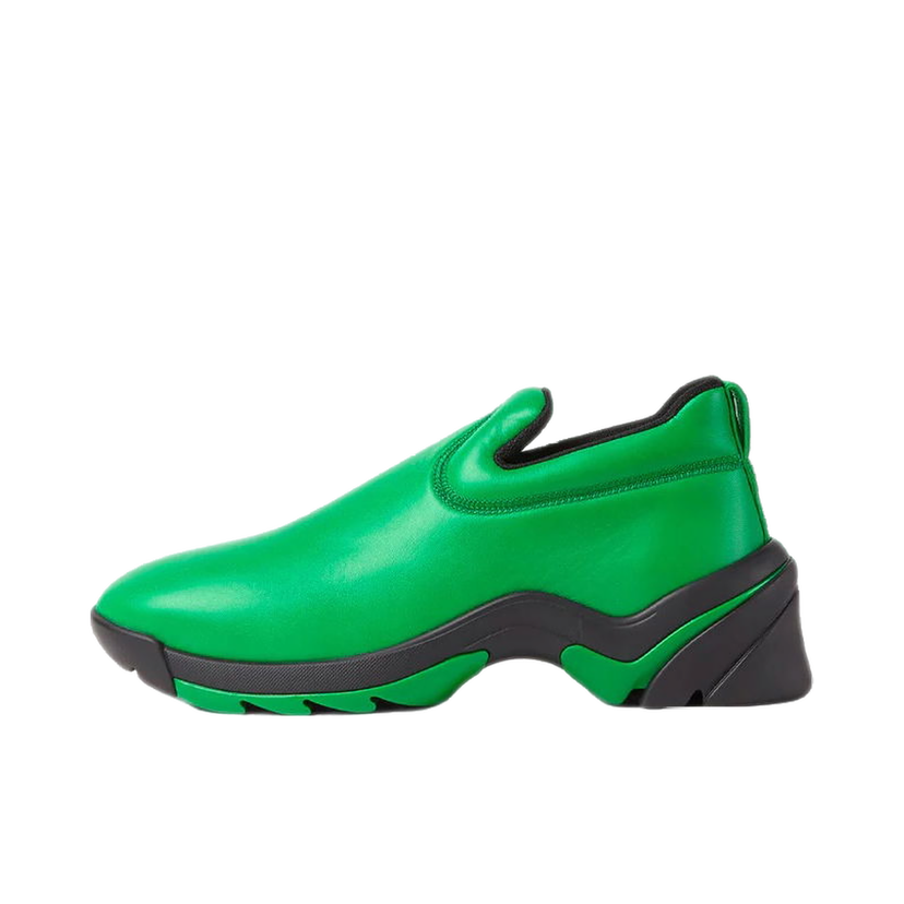 Sneakers och skor Bottega Veneta Lagoon Low Top Grön | 667069VBSD03730