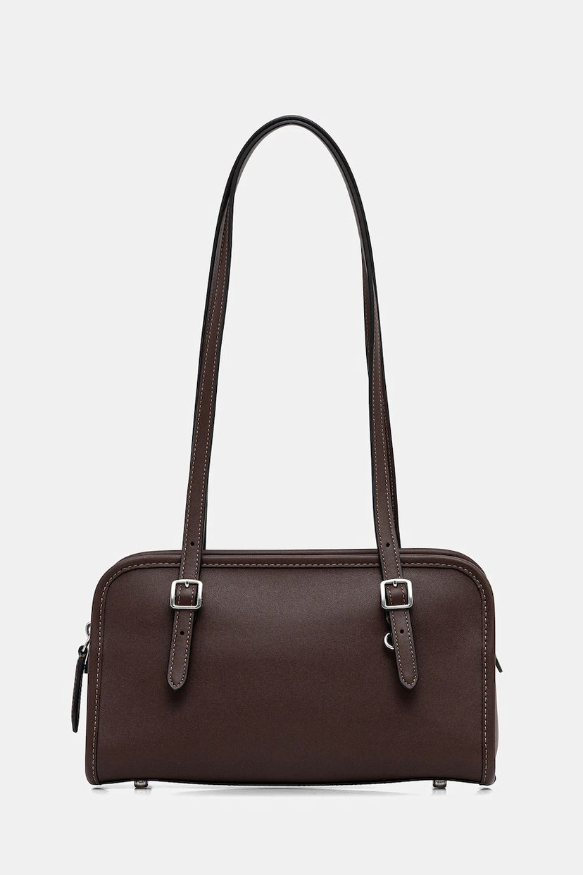 Axelväska Coach Glovetanned Leather Swing Shoulder Bag Brun | CM565