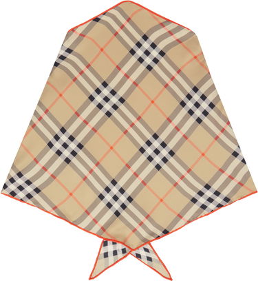 Halsduk Burberry Diamond Silk Scarf Beige | 8101852, 1