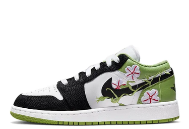 Sneakers och skor Jordan Air 1 Low "Floral Vines" GS Grön | DQ8389-100, 1