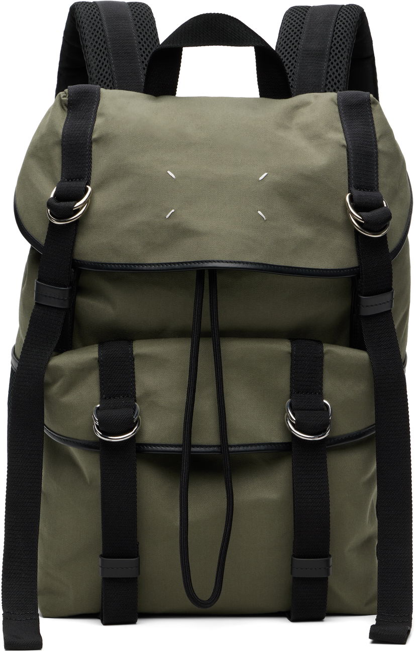 Ryggsäck Maison Margiela Maison Margiela High Tech Medium Backpack Grön | SB1WA0016 P8609