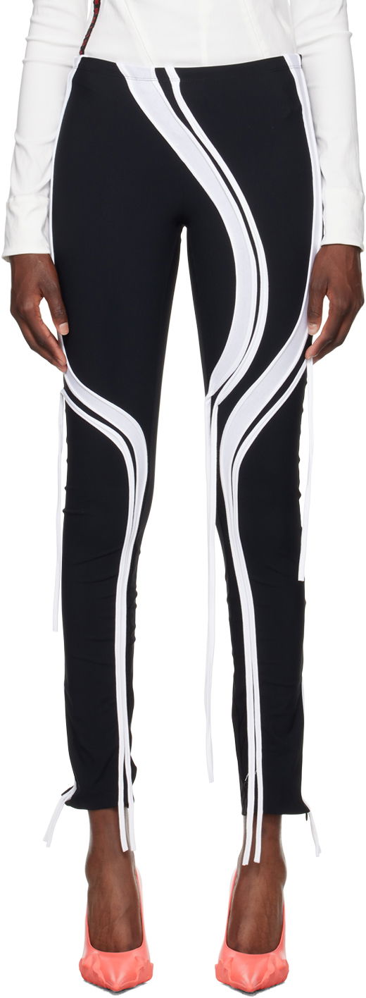 Damasker Ottolinger Ottolinger Strappy Leggings Svart | 501201