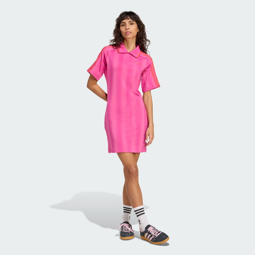 Klä adidas Performance Football Inspired Graphic Dress Rosa | JW6013