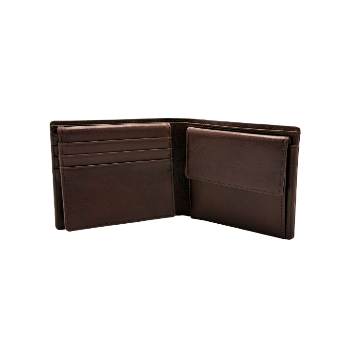 Plånbok Vasky Dean Leather Bi-Fold Wallet Brun | A-0084-002-M, 1