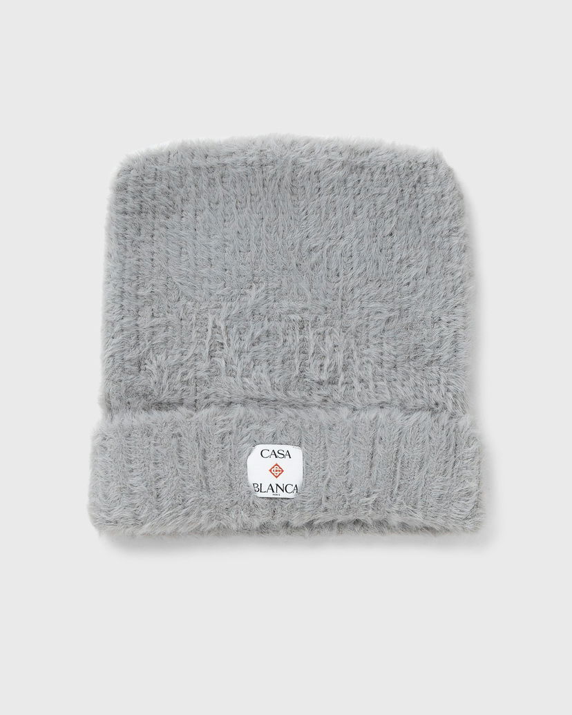 Hatt Casablanca Fluffy Square Hat Grå | A-AW25-HAT-101-02