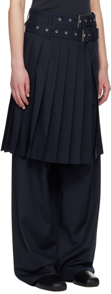 Byxor Charles Jeffrey Loverboy Charles Jeffrey LOVERBOY Wide Leg Skouser Trousers Svart | 54030502, 1