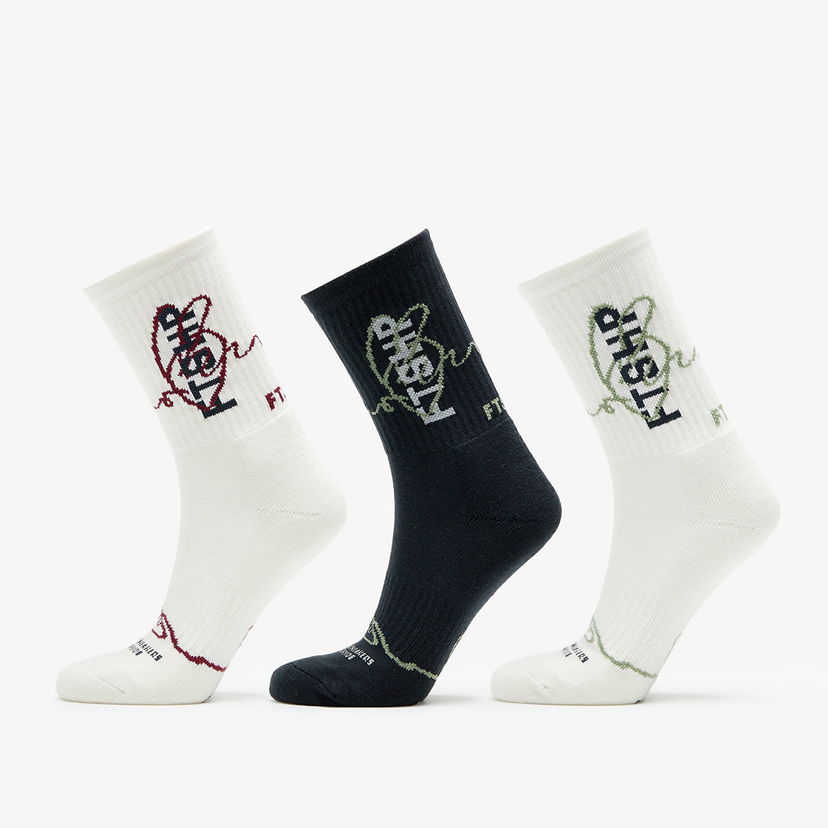 Strumpor Footshop The Everyday Socks 3-Pack Flerfärgad | FTSHP_325