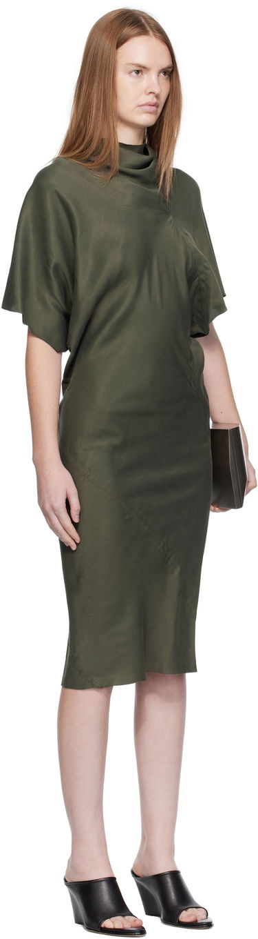 Klä Rick Owens Rick Owens Seb Midi Dress Grön | RP02E4543 HSCH, 1
