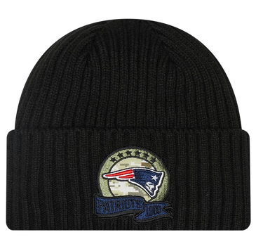Mössa New Era New Era New England Patriots Knit Beanie Svart | 60291195-60291195, 0