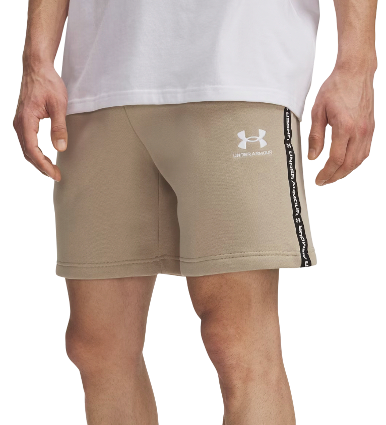 Shorts Under Armour Icon Fleece Short Taping Beige | 1390299-299, 0