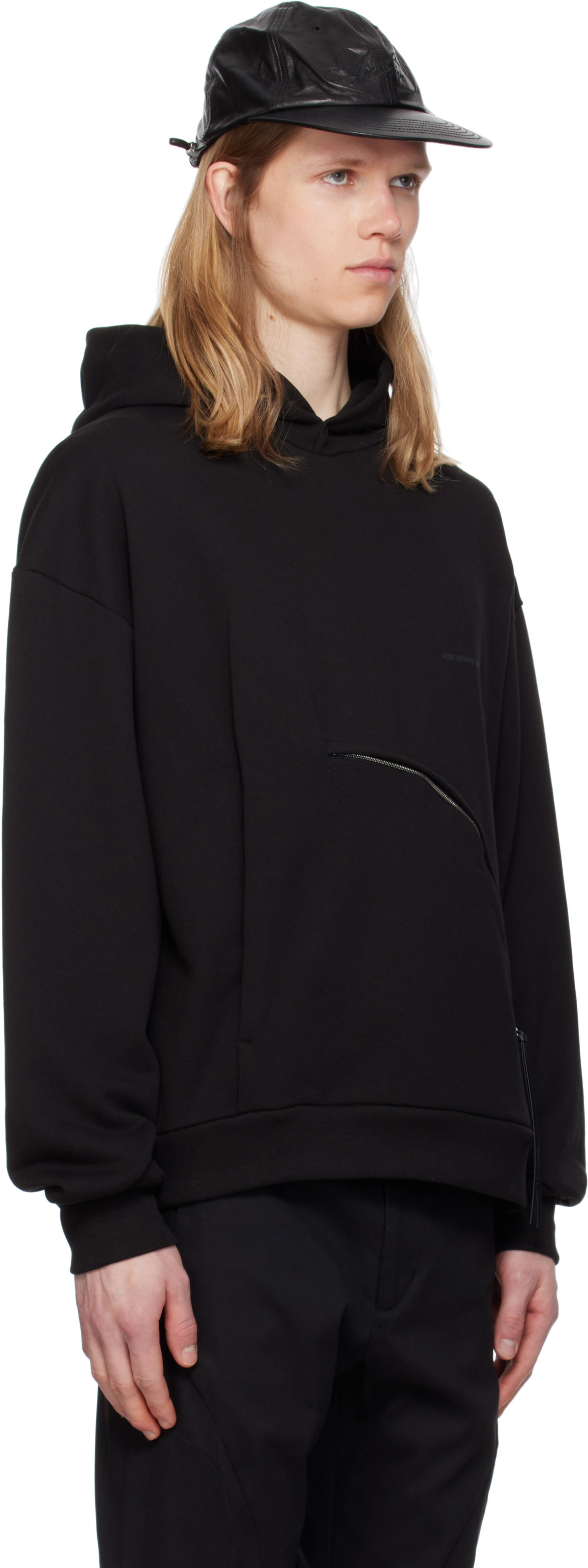 Sweatshirt Post Archive Faction (PAF) 8.0 Center Hoodie Svart | 8.0 THC-B, 1