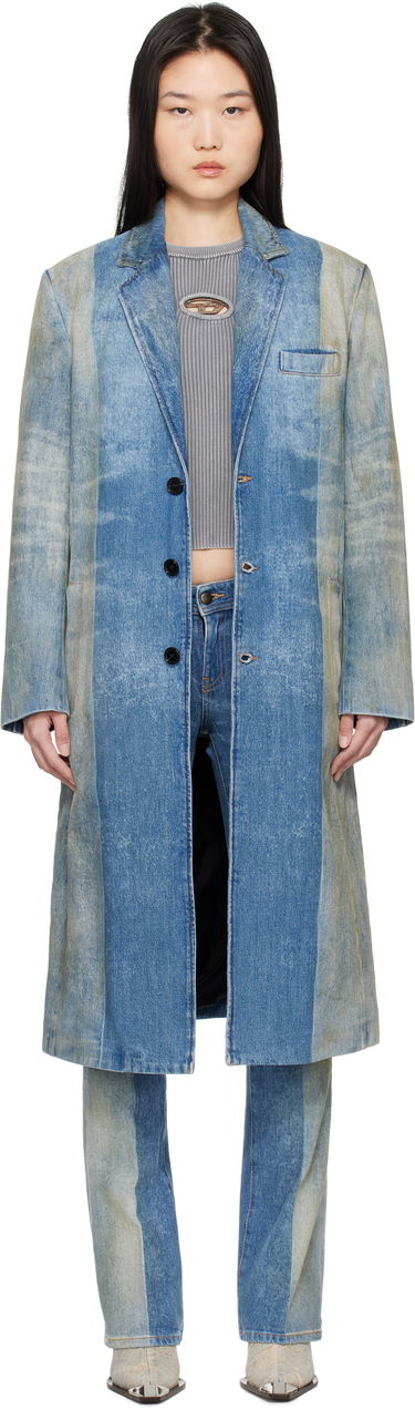 Trenchcoat Diesel Denim Blazer Coat Blå | A16830 09L04, 0