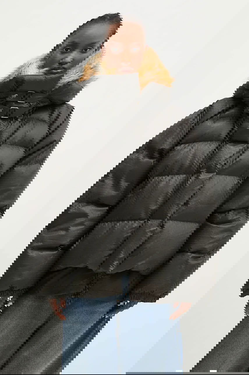 Pufferjacka Ottolinger Ottolinger Deconstructed Double Zip Oversize Puffer Jacket Svart | 2209060205, 0