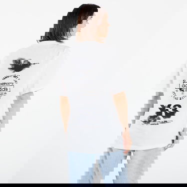 T-shirt Y-3 Graphic Short Sleeve Tee UNISEX Core White Vit | JZ0712, 5