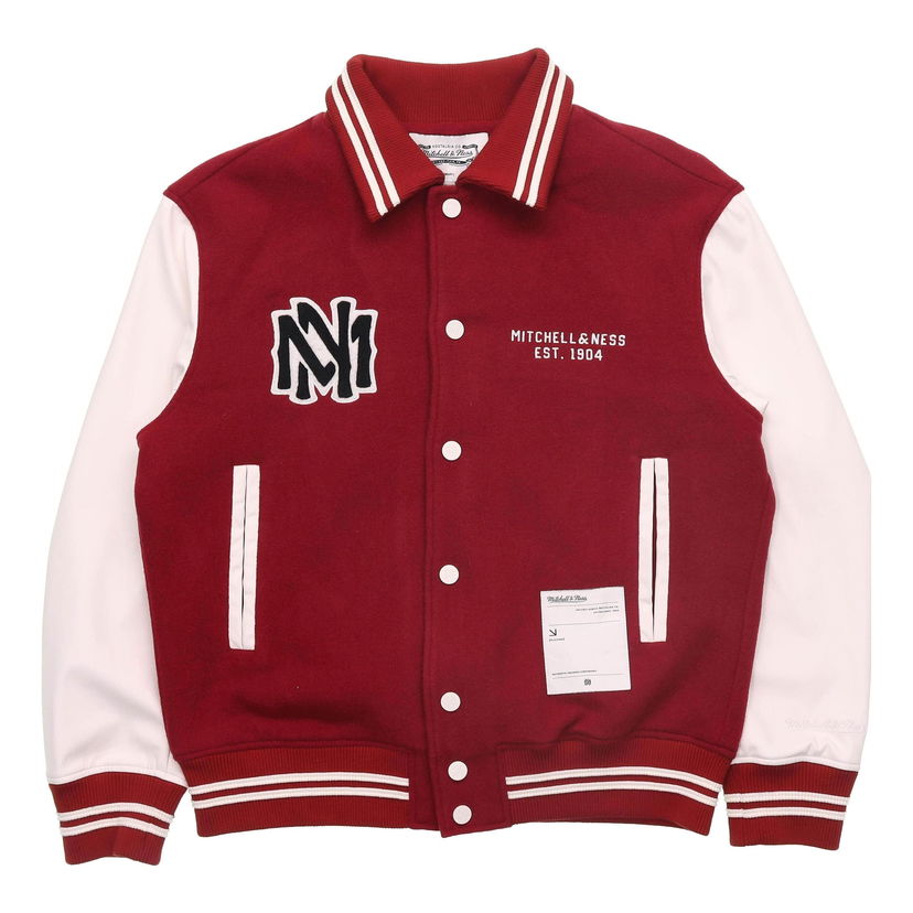 Bomberjacka Mitchell & Ness Logo Varsity Jacket Röd | MNSYAWTOJT021-RED