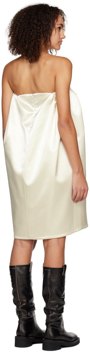 Klä We11done Volume Mini Dress Vit | WD-OP3-22-180-W-IV, 2