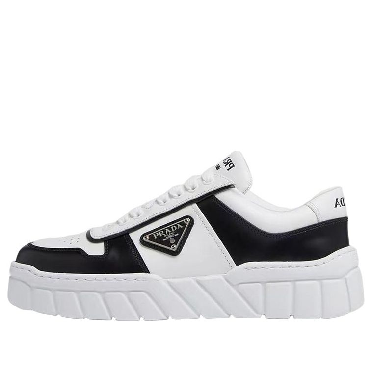 Sneakers och skor Prada Soft Padded Nappa Leather Shoes Vit | 1E946M_3LJ6_F0964