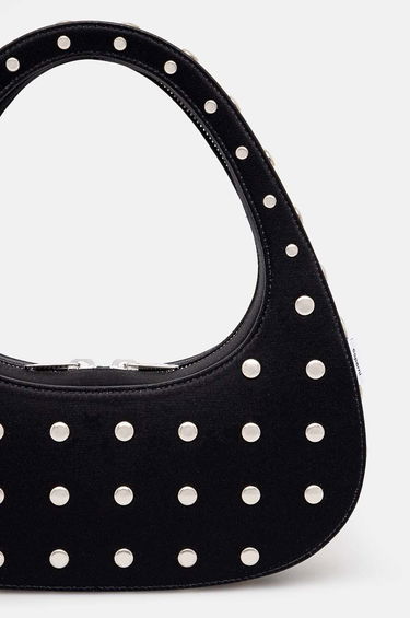 Axelväska Coperni Studded Swipe Baguette Bag Svart | COPBA60STF9003, 2