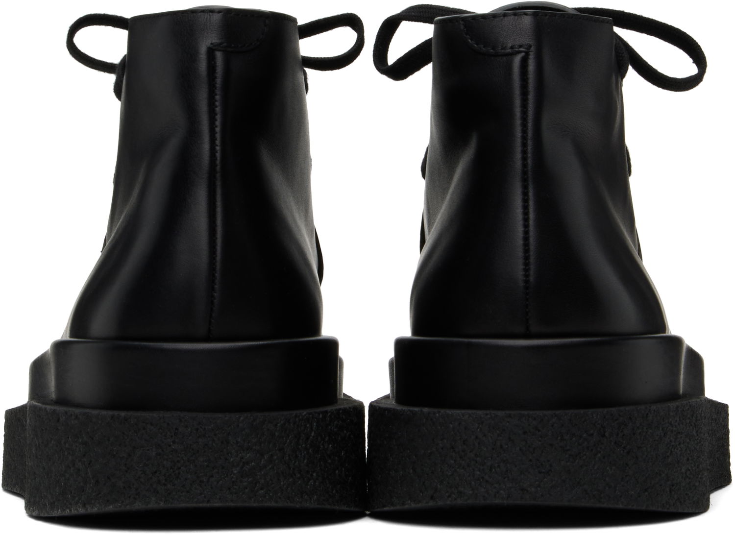 Sneakers och skor Jil Sander Jil Sander Low Lace-Up Boots Svart | J33ZJ0011_P4942, 1