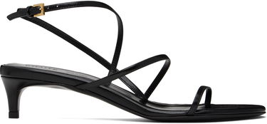 Tillbehör Khaite KHAITE Loop Kitten Heel Sandals Svart | F3076-920, 0