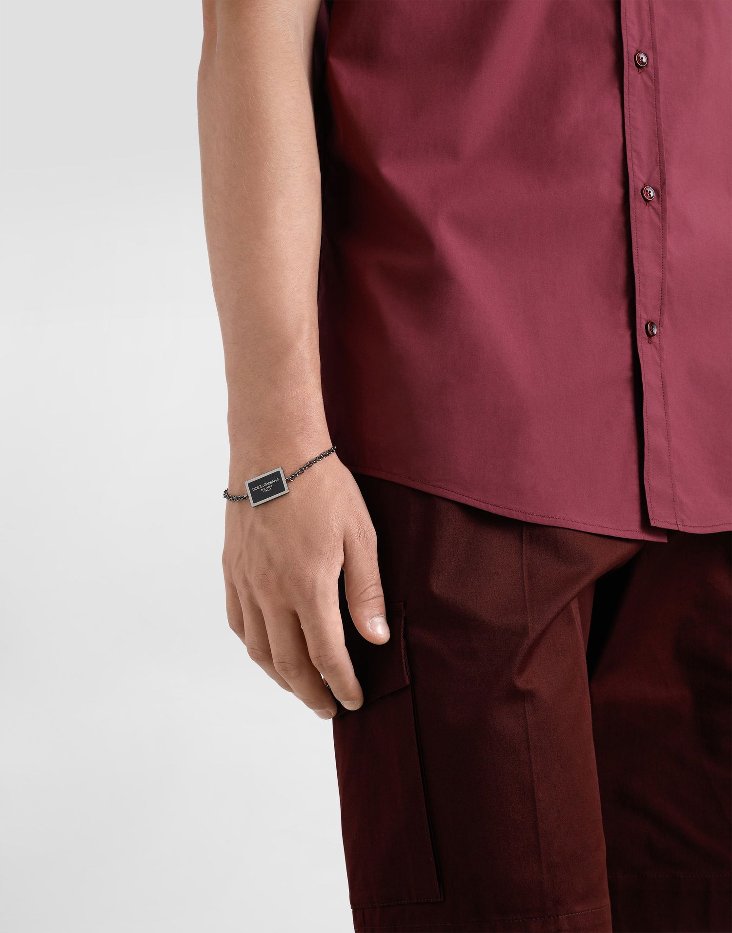 Armband Dolce & Gabbana Dolce & Gabbana Logo Chain Bracelet Metallisk | WBR1D1W1111G7657, 1